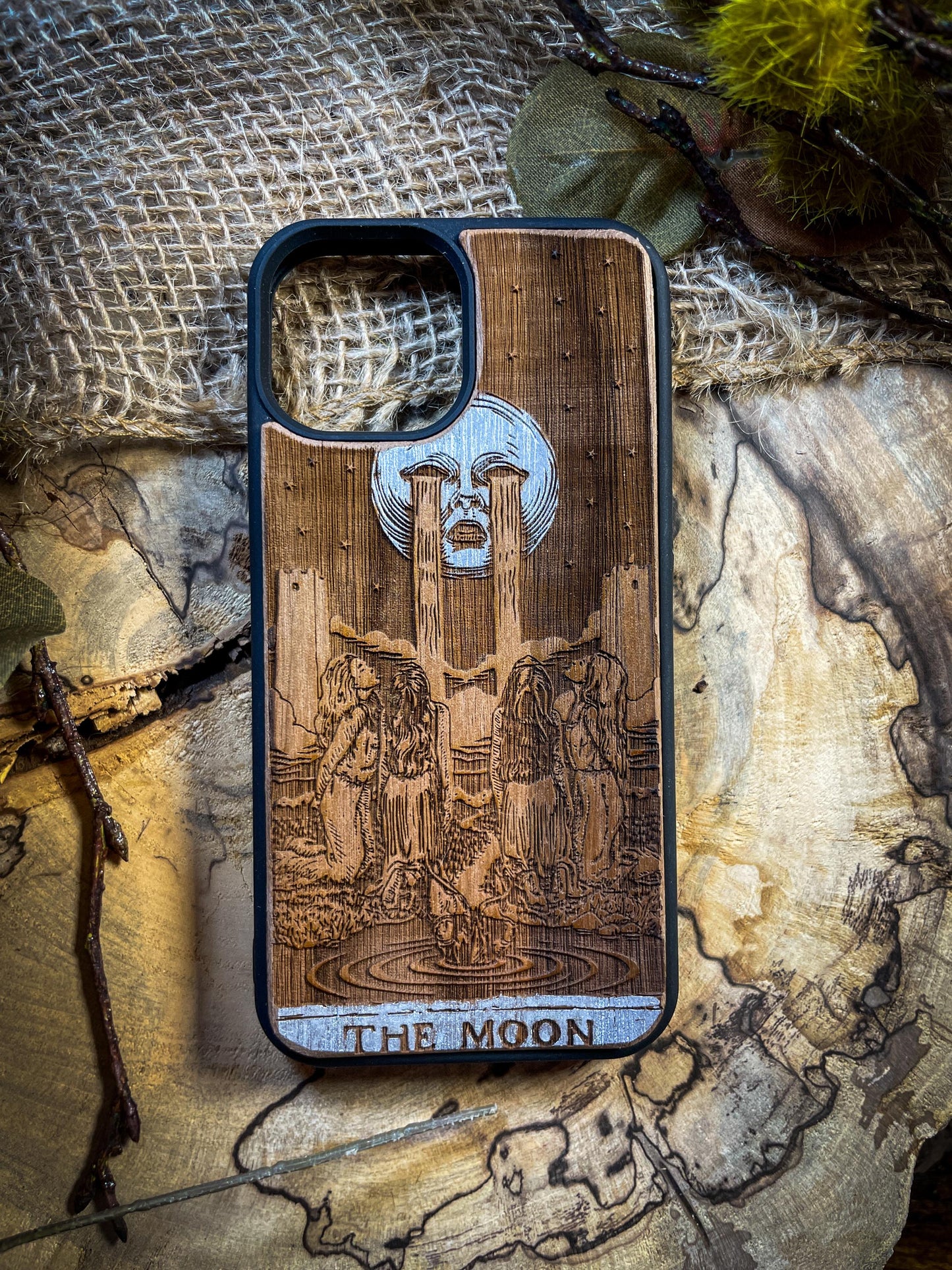 Silver Moon Tarot Card Mystical