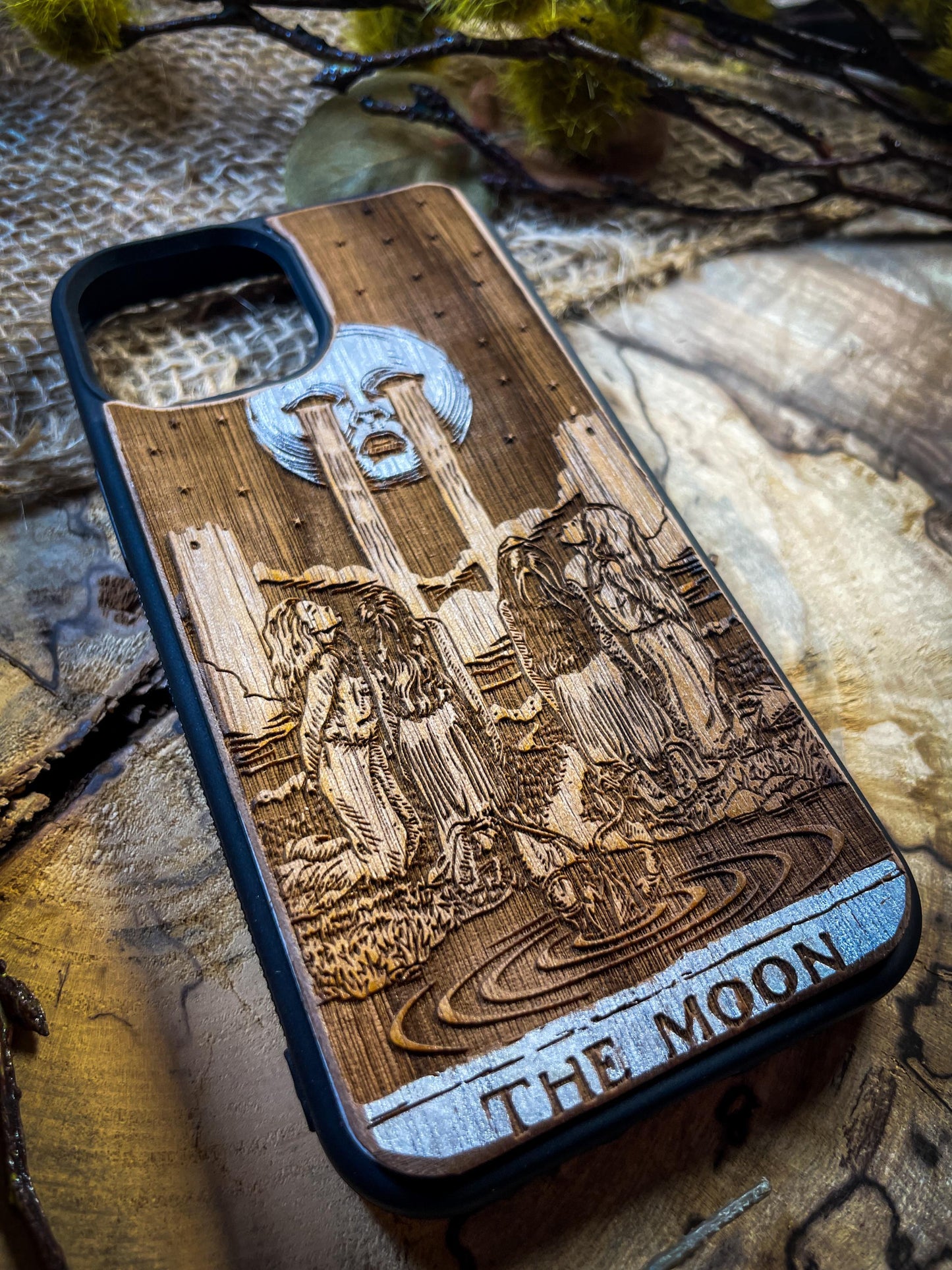 Silver Moon Tarot Card Mystical SHOP APP