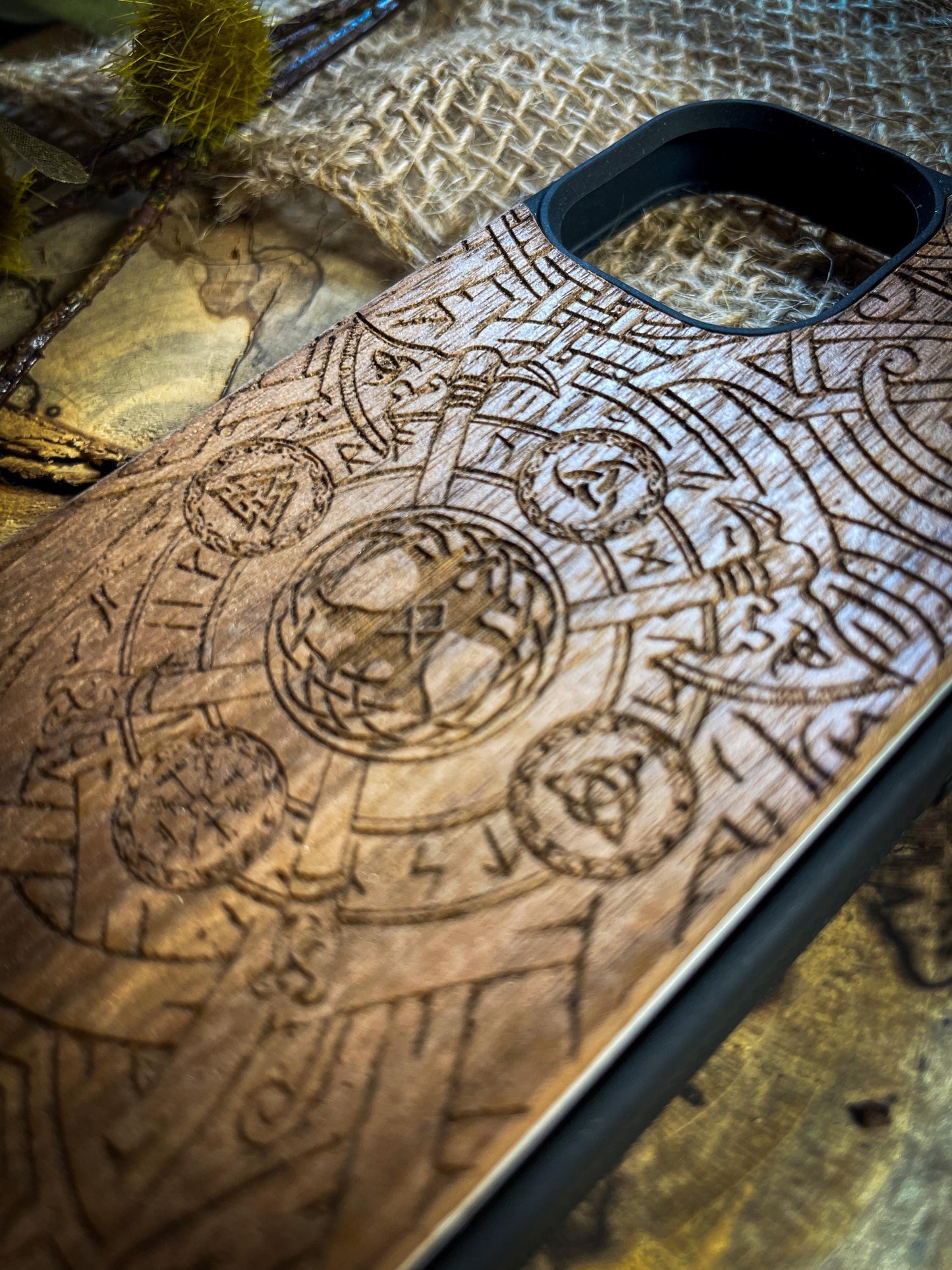 Viking Axe Runes H Medieval