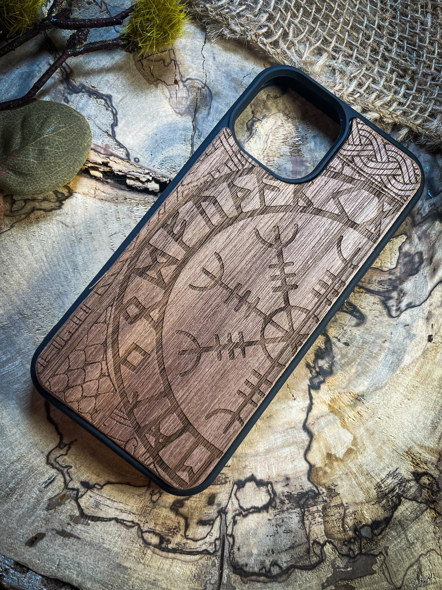 Viking Compass Tree of life Runes Symbol Medieval