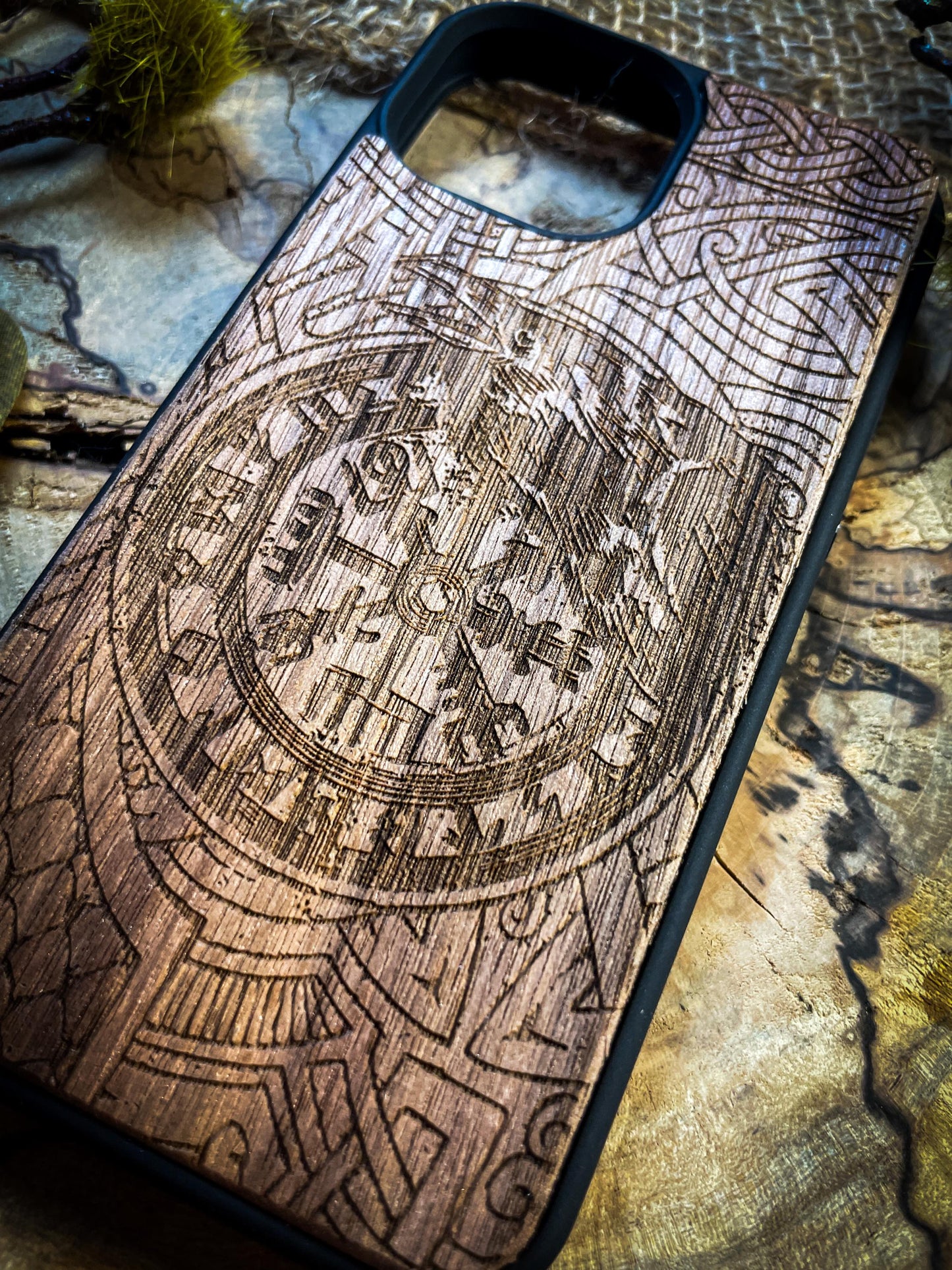 Raven Viking Runes H Medieval SHOP APP