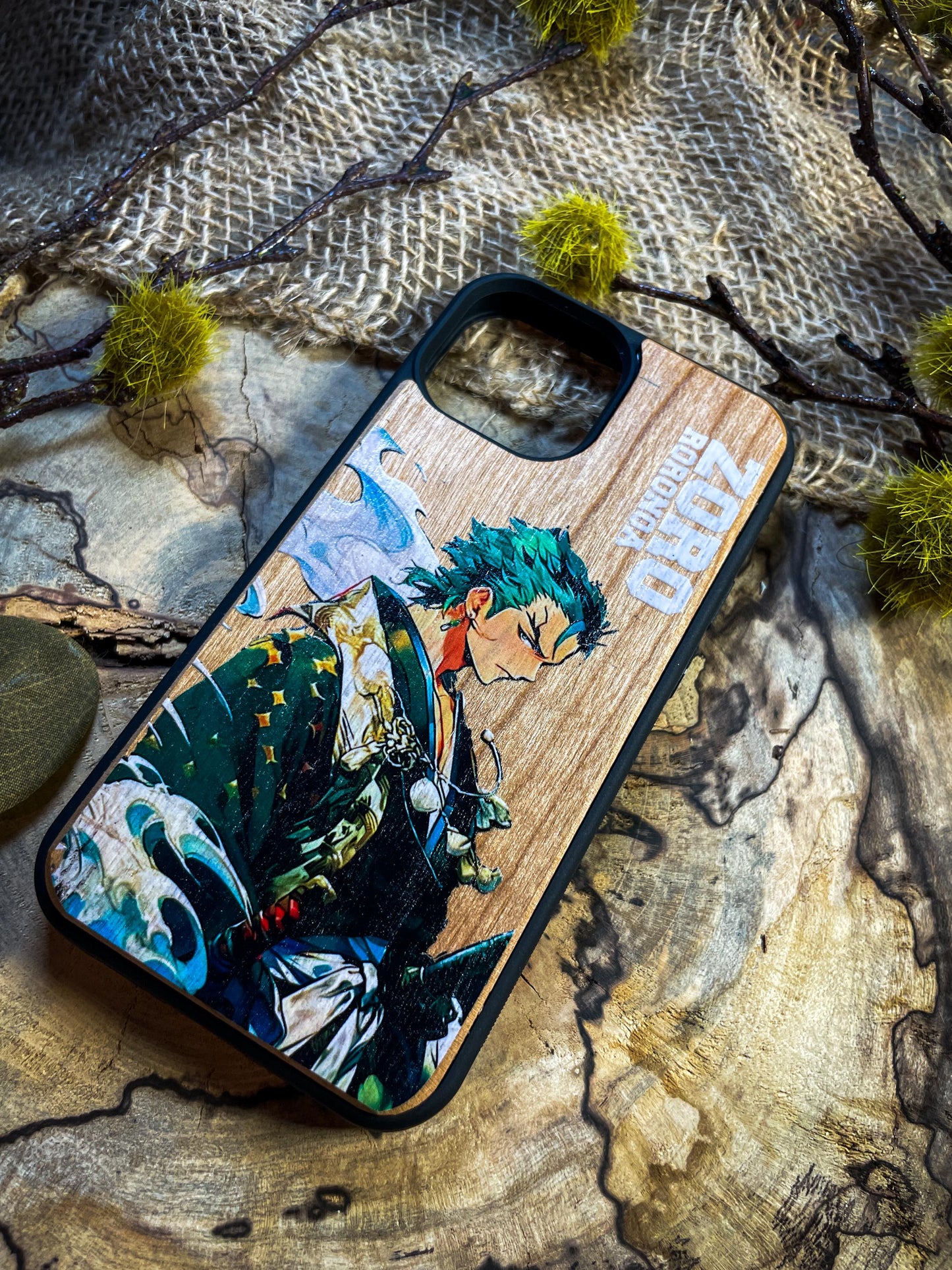 Swordsman’s Resolve Anime Pirate Straw Logo