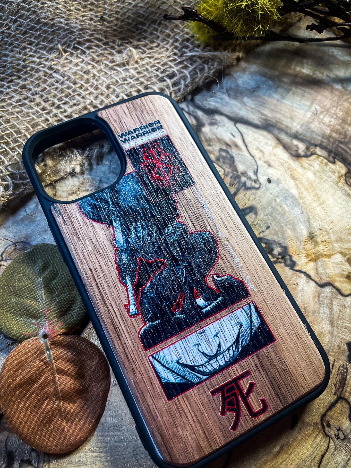 Dark Gothic Red Anime Demon Logo SHOP APP