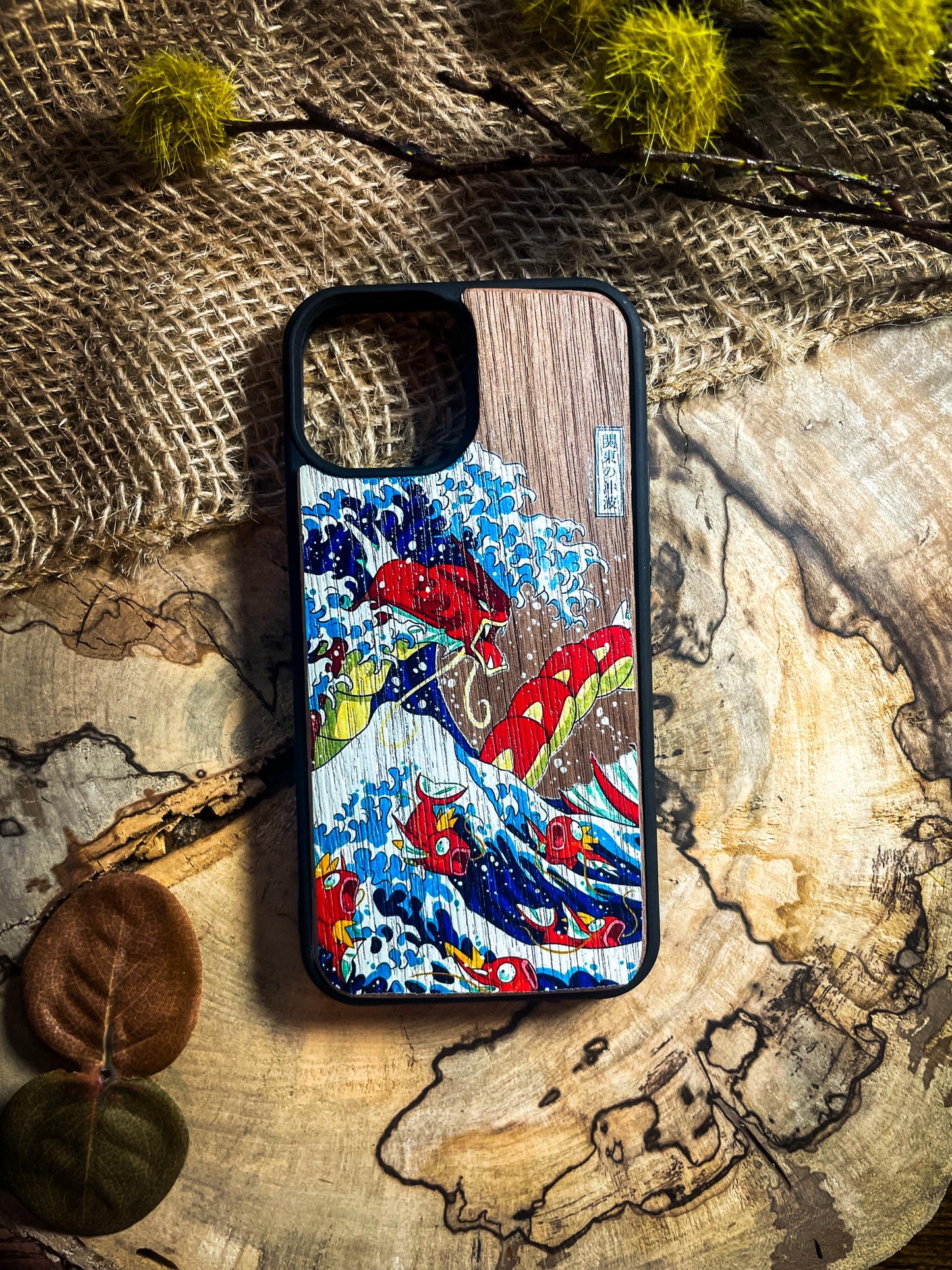 Red Shiny Majestic Dragon & Wave Kanagawa Monster SHOP APP