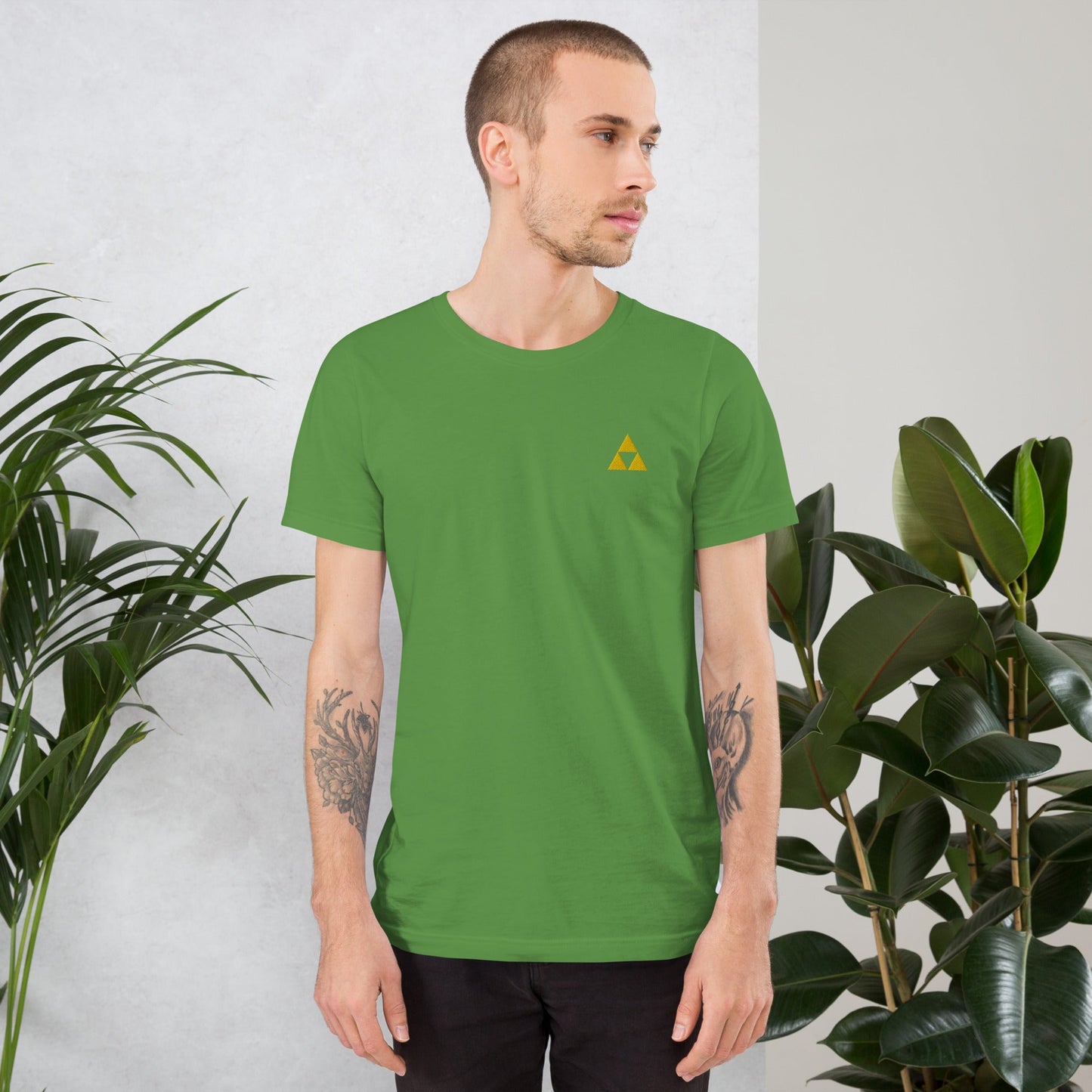 Embroidered Zelda TShirt Wear the Power of Hyrule" High Quality 100% Cotton SHOP APP