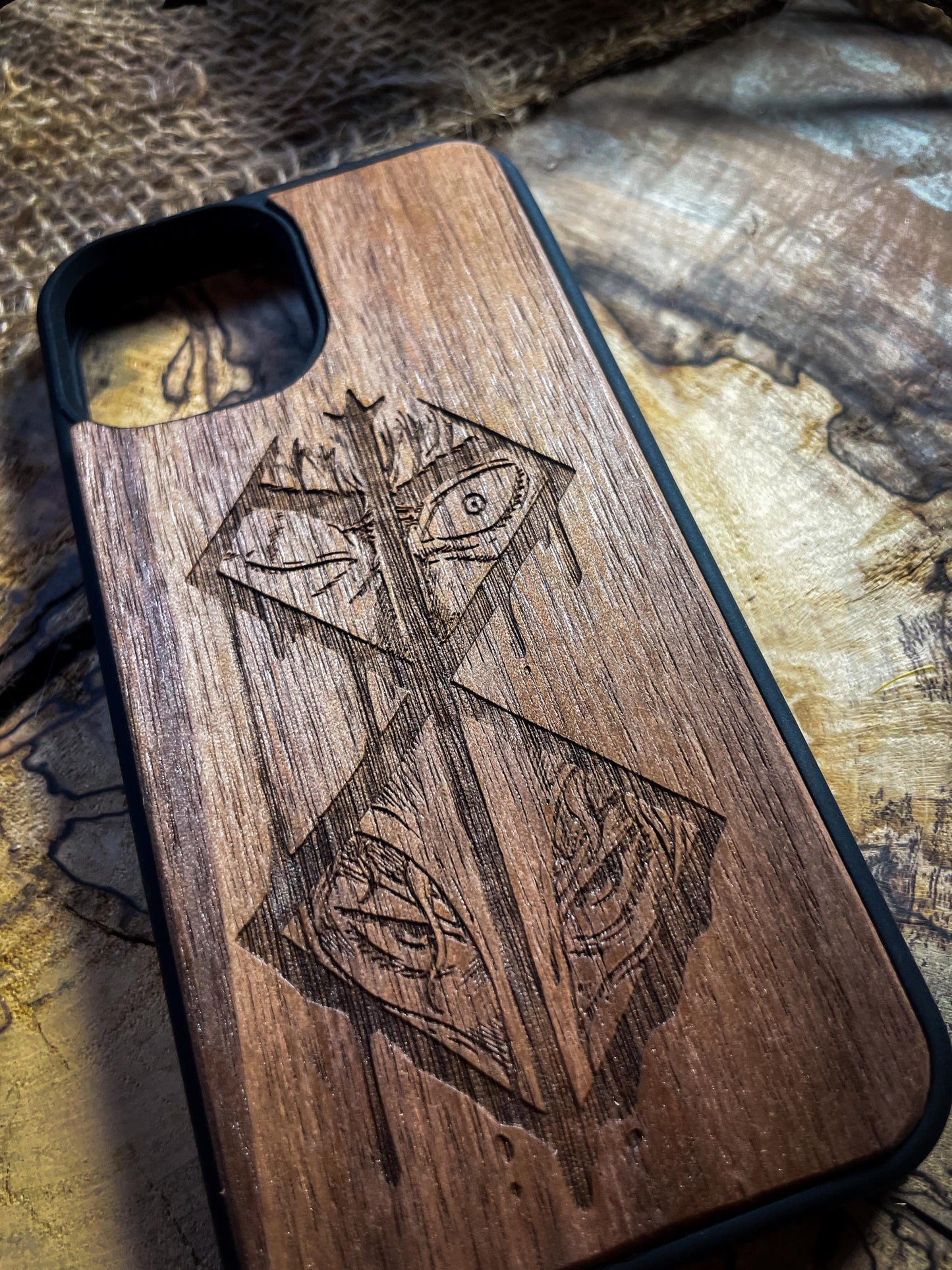 Dark Gothic Red Anime Demon Logo SHOP APP