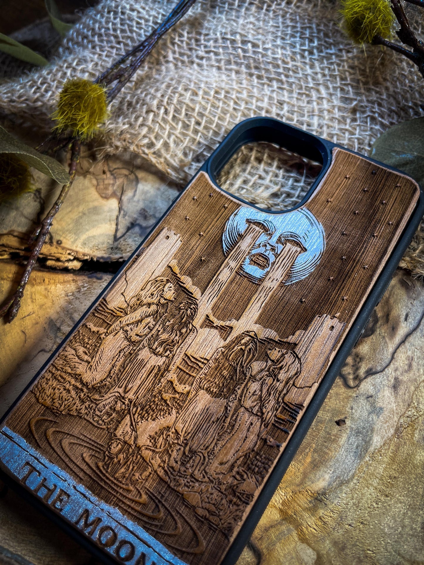 Silver Moon Tarot Card Mystical