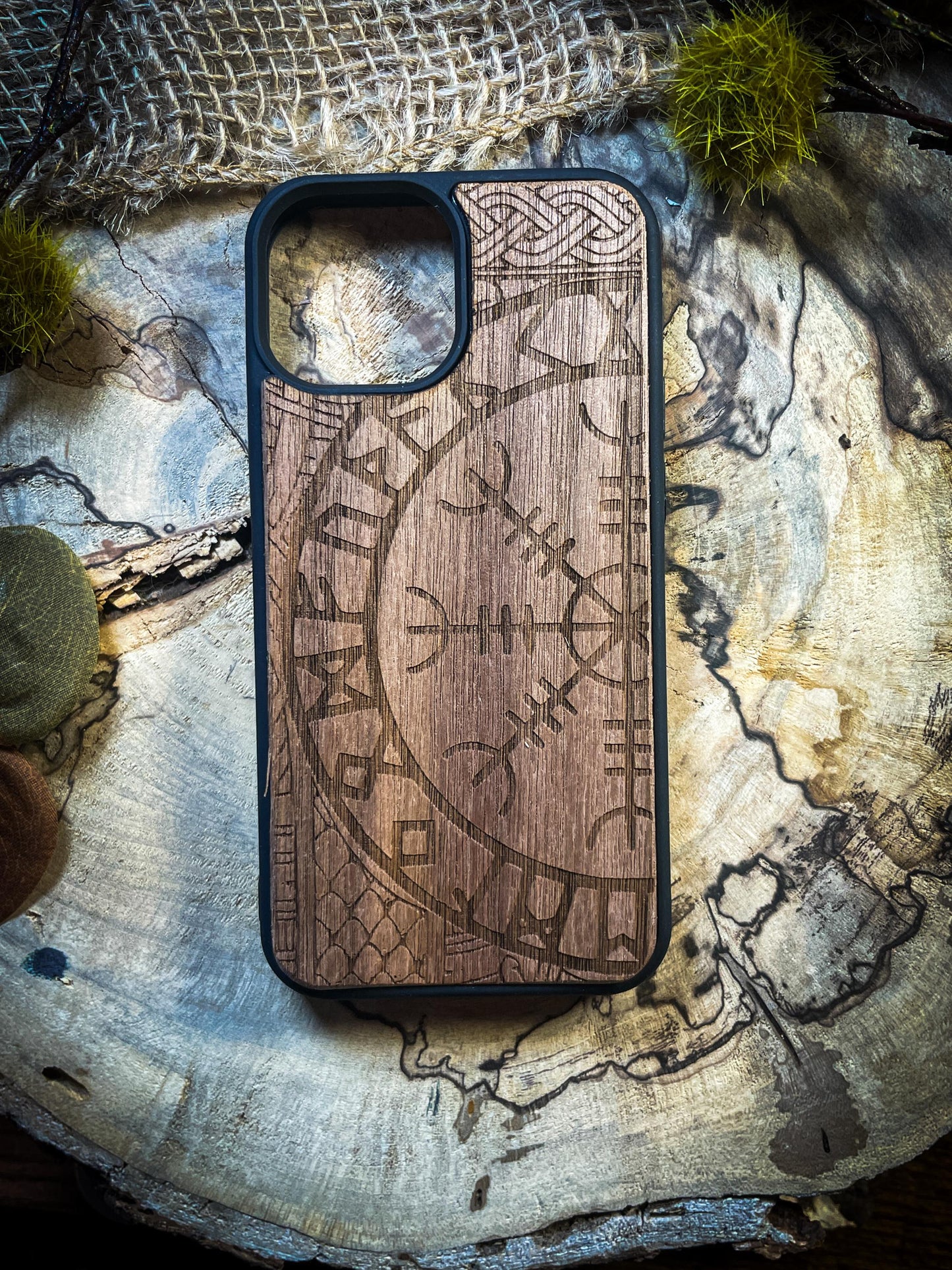 Viking Compass Tree of life Runes Symbol Medieval