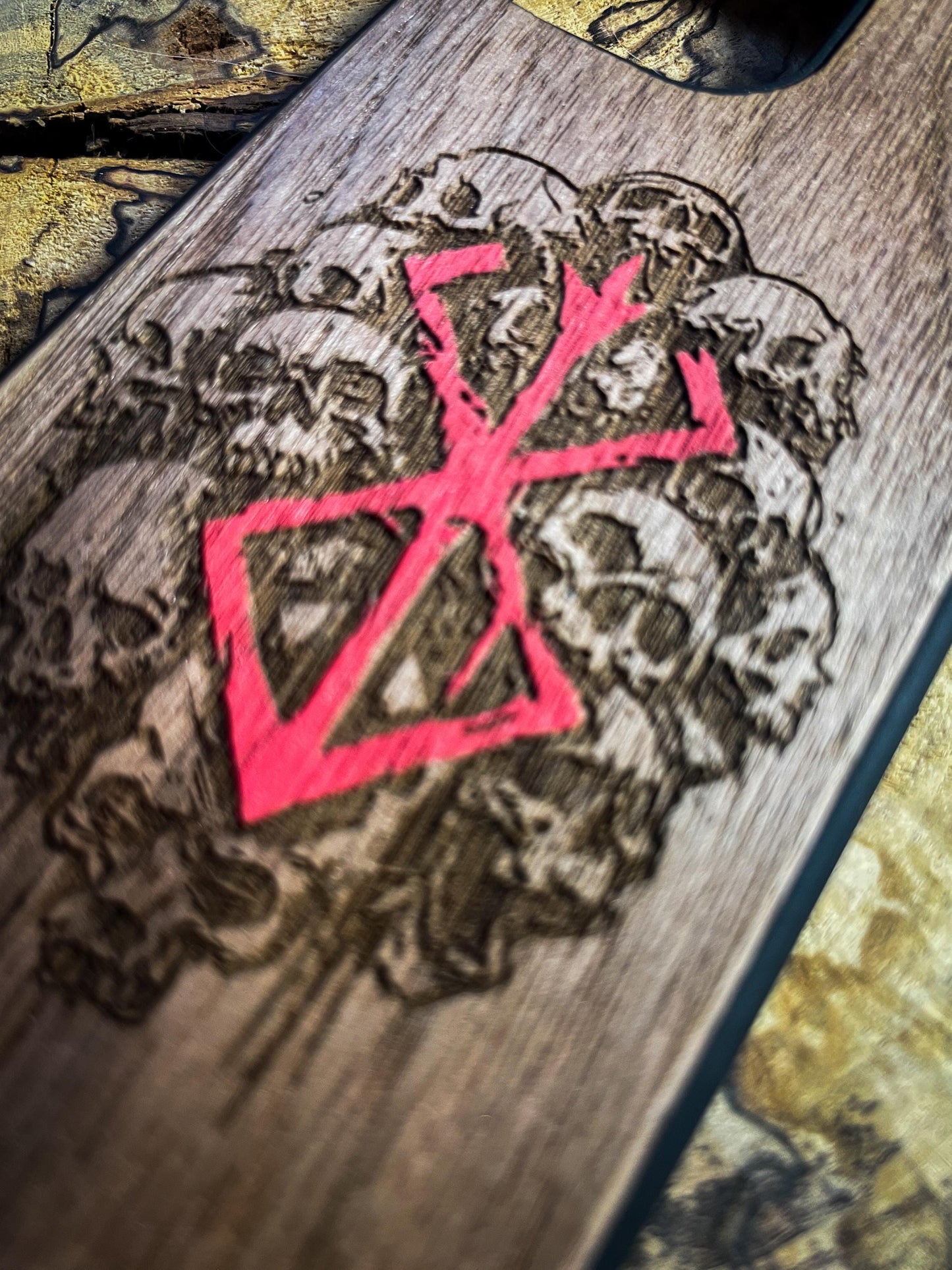 Dark Gothic Red Anime Demon Logo SHOP APP