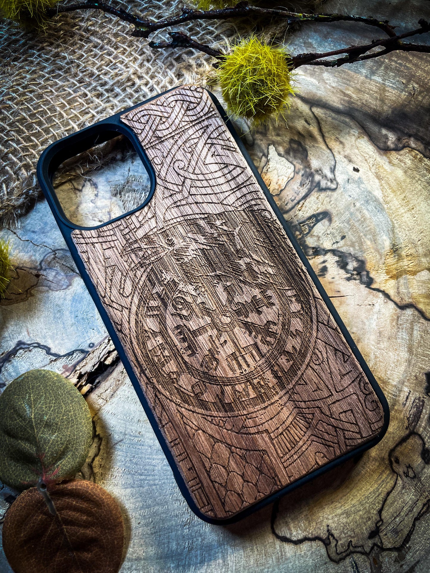 Raven Viking Runes H Medieval