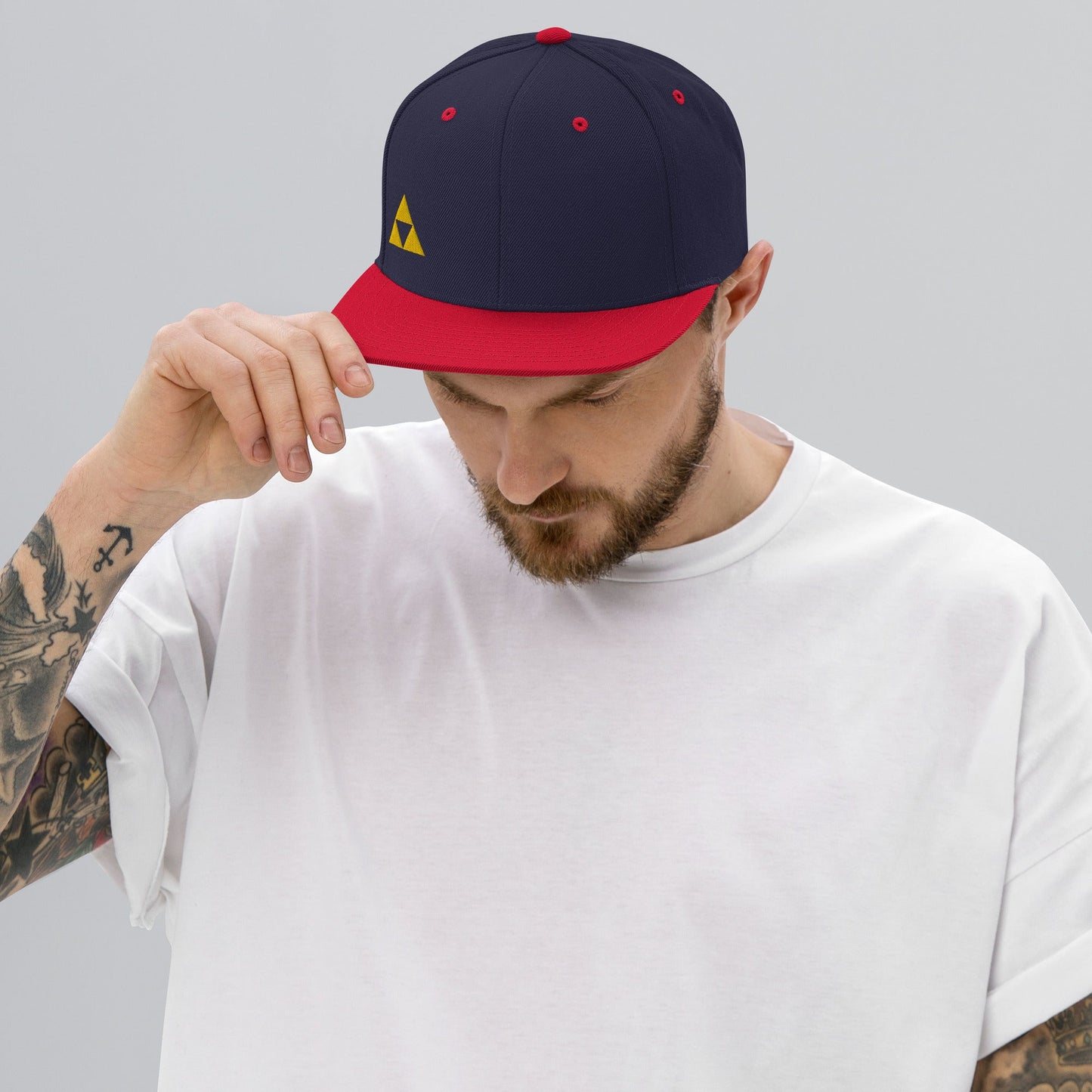 Embroidered Snapback Hat Link Warrior PrincessTriangle SHOP APP