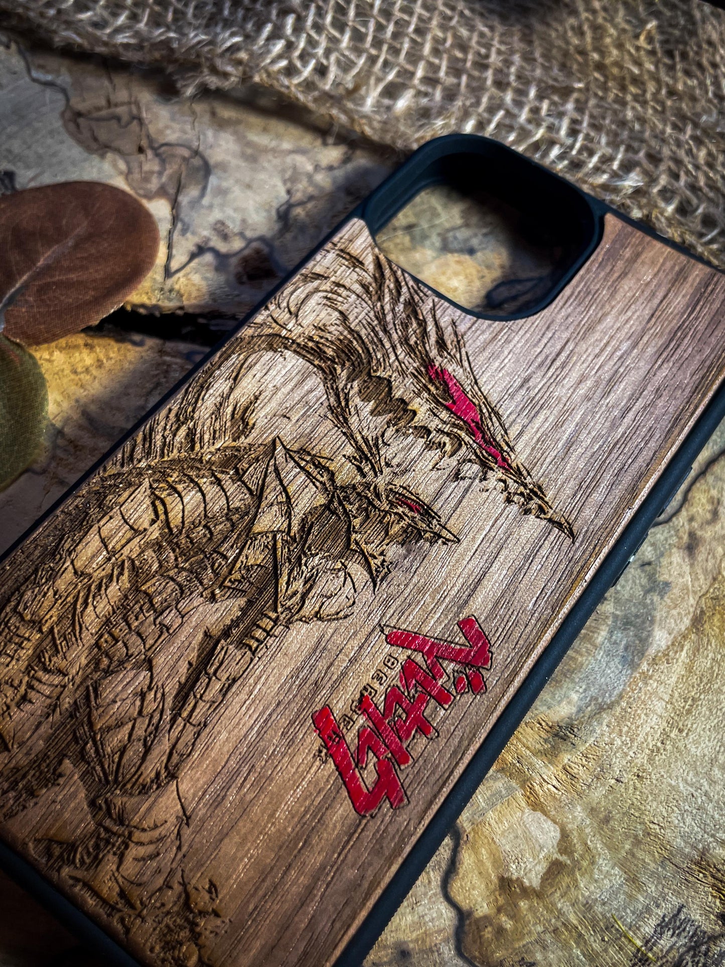 Dark Gothic Red Anime Demon Logo SHOP APP