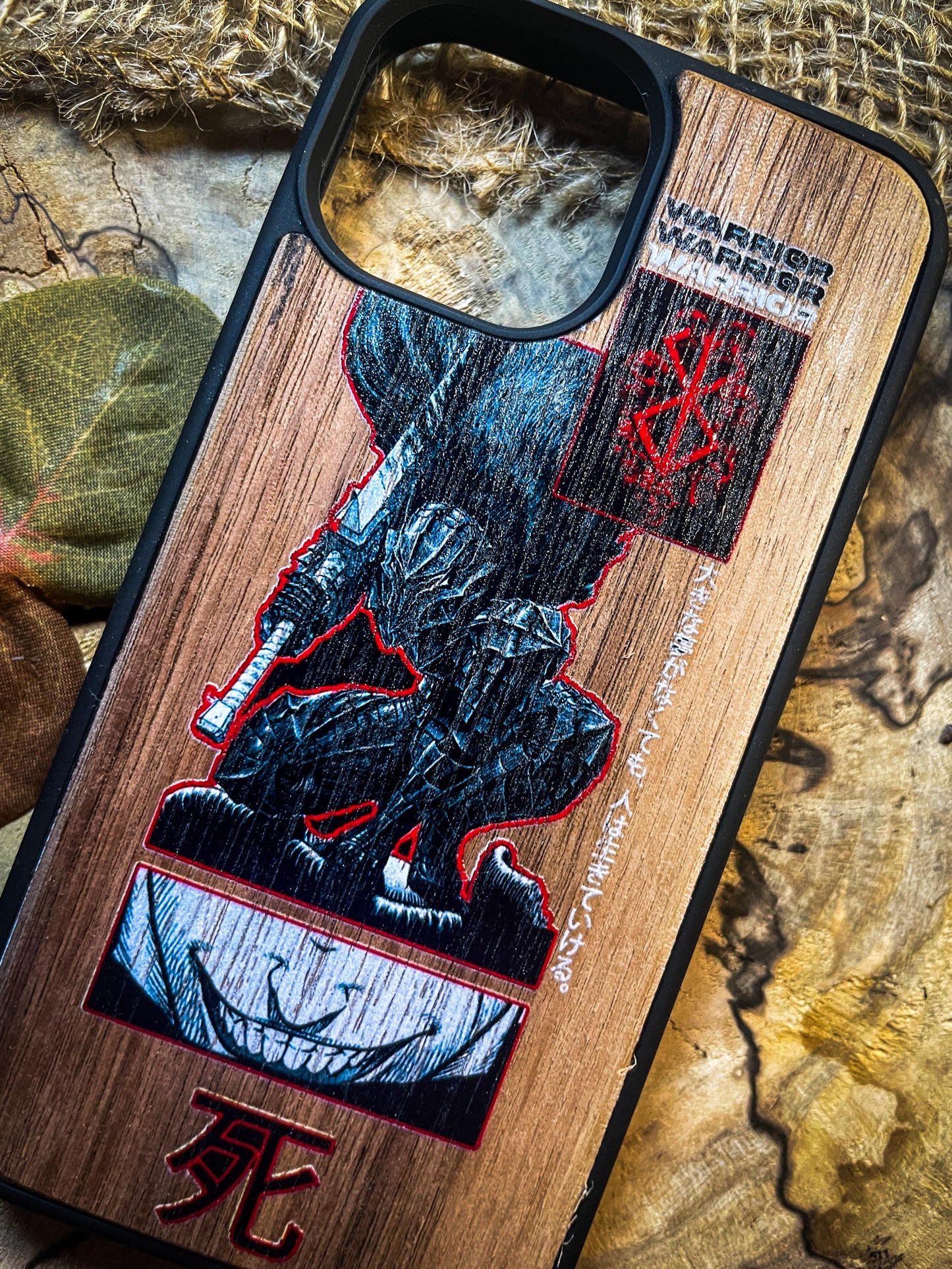 Dark Gothic Red Anime Demon Logo SHOP APP