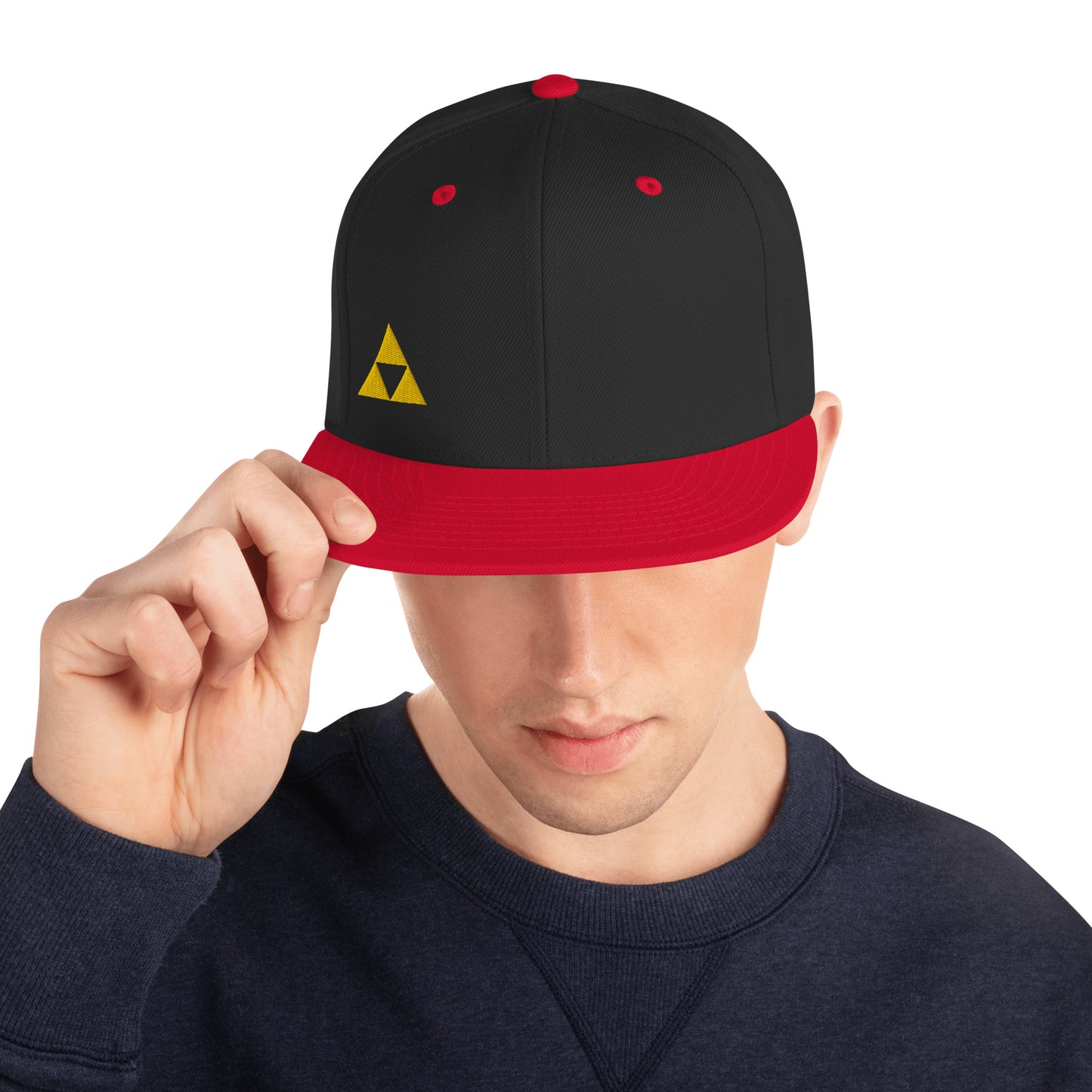 Embroidered Snapback Hat Link Warrior PrincessTriangle