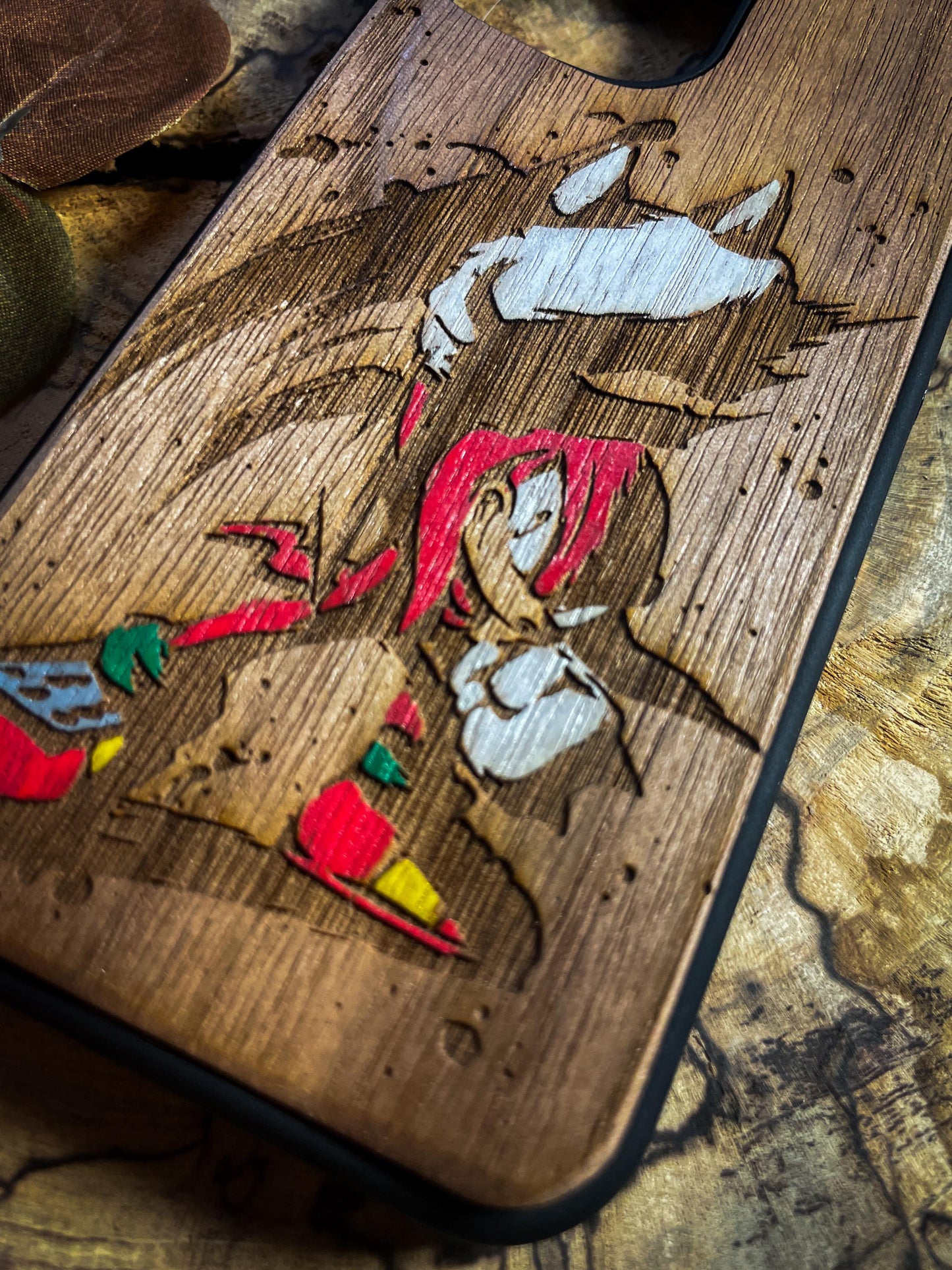Crimson Knuckles Hedgehog Red Fierce Fighter "