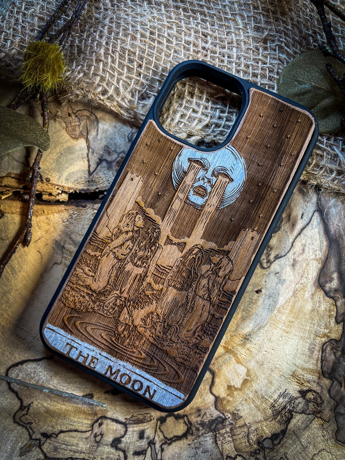 Silver Moon Tarot Card Mystical