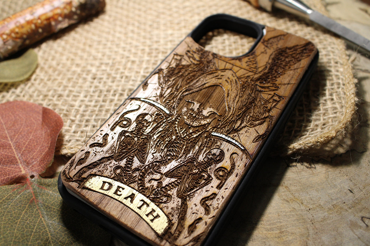 Tarot Card Death Gothic Occult SHOP APP