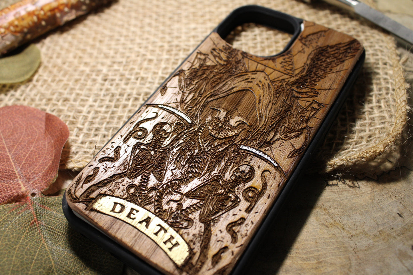Tarot Card Death Gothic Occult SHOP APP