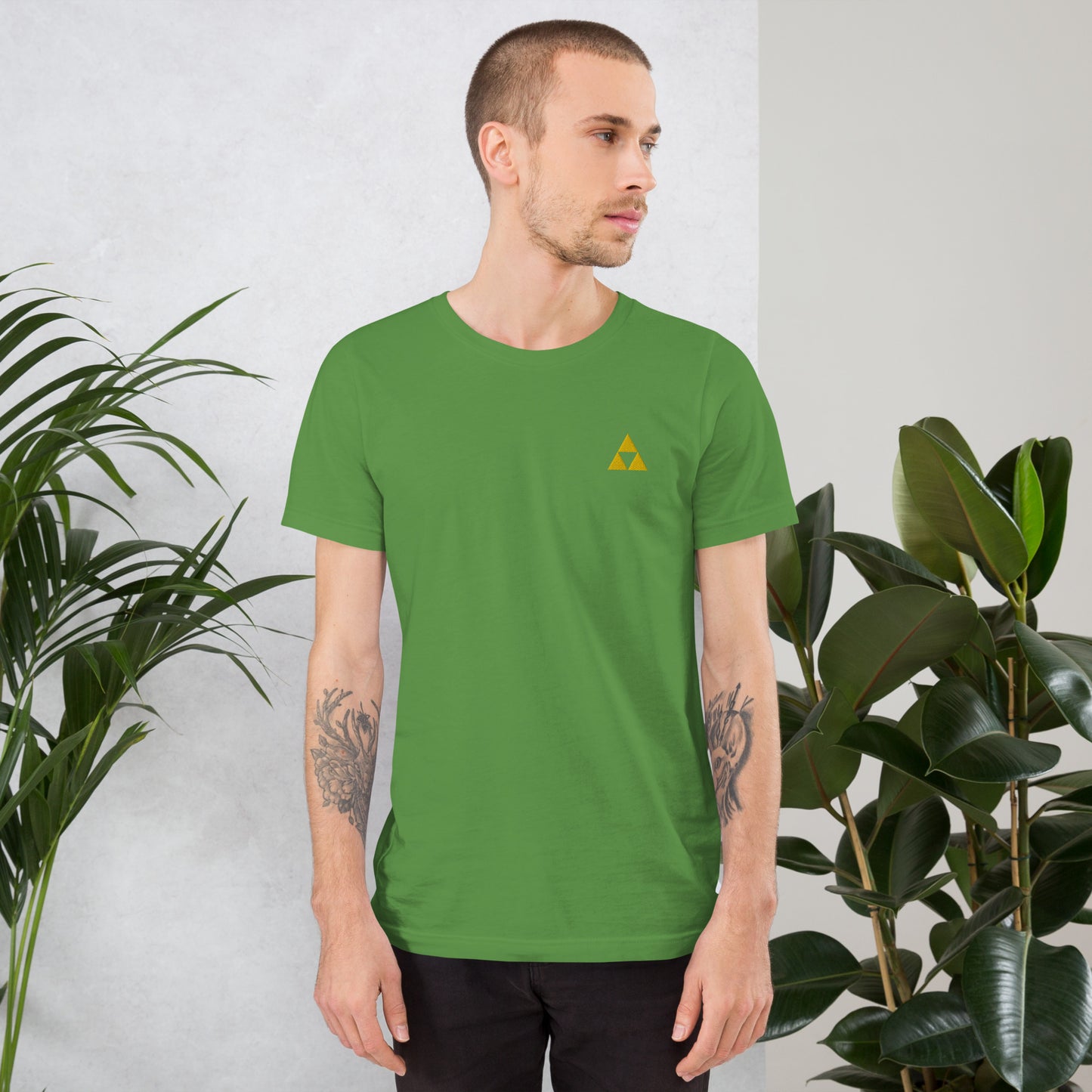 Embroidered Zelda TShirt Wear the Power of Hyrule" High Quality 100% Cotton
