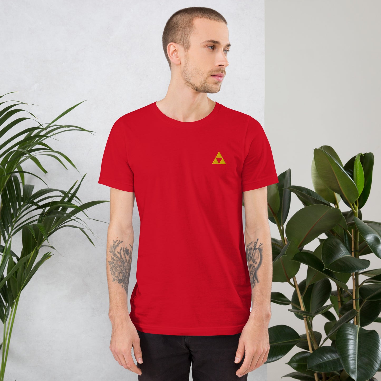 Embroidered Zelda TShirt Wear the Power of Hyrule" High Quality 100% Cotton